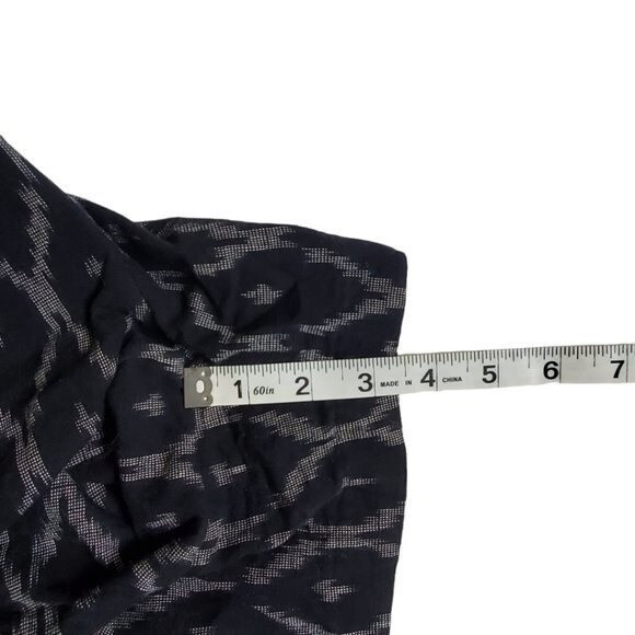 Gap Ikat black gray white canvas shorts sz 2 - Picture 11 of 15